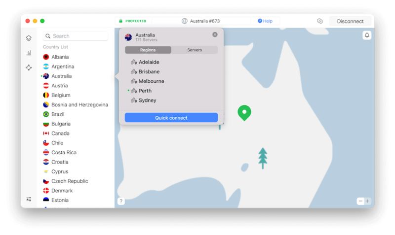 nordvpn australia