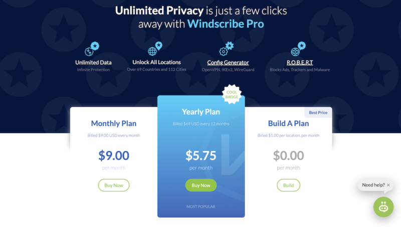 windscribe-pricing-plans
