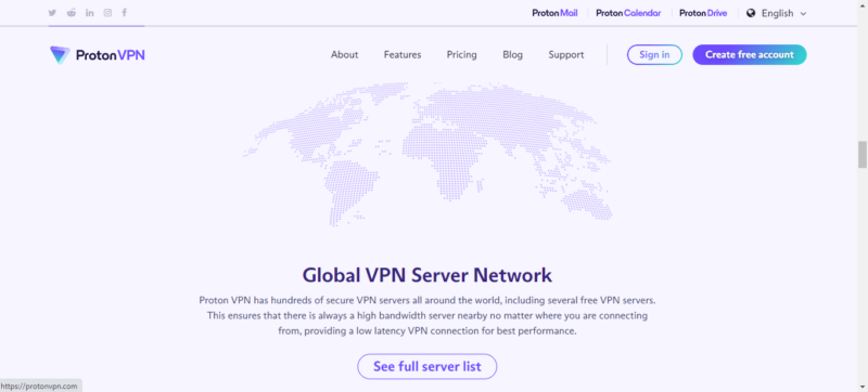 HolaAlternative-ProtonVPN-Servers