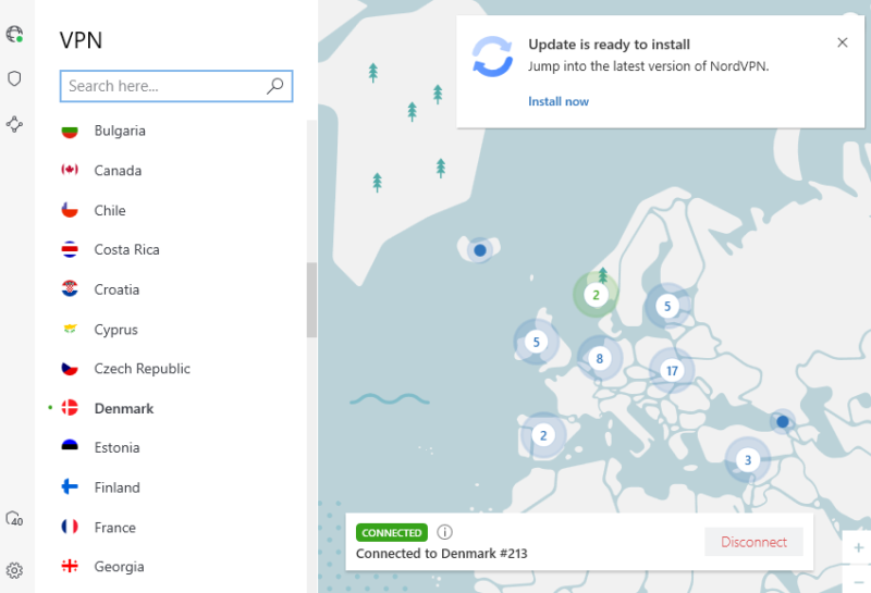 NordVPN for Denmark