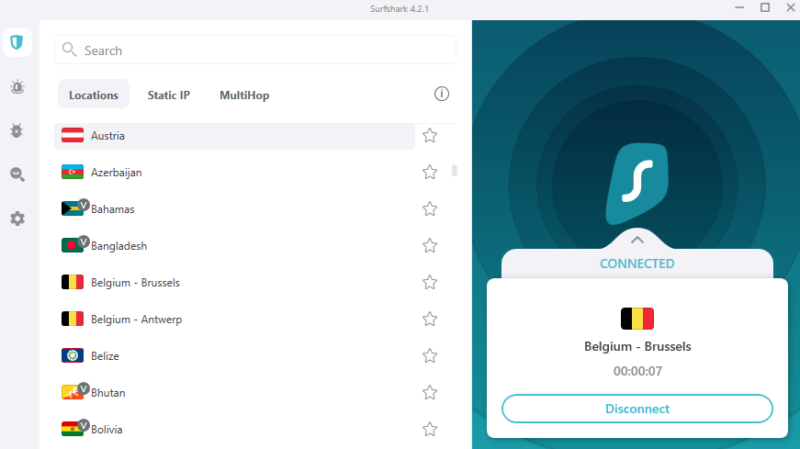Surfshark for Belgium