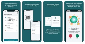 dashlane-screenshots screenshots of the dashlane app on iPhone