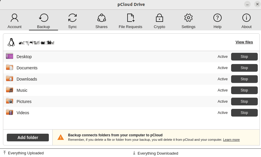 pcloud for linux pcloud for linux