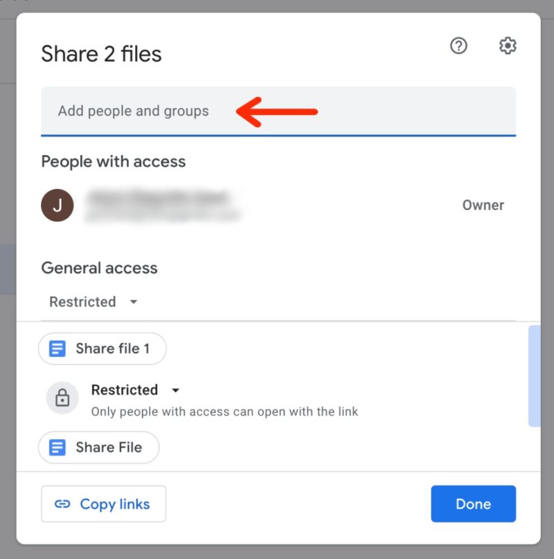 multi share menu