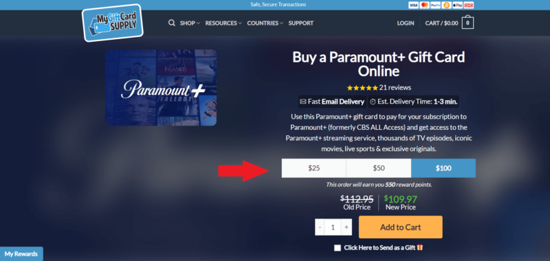 paramountplus card