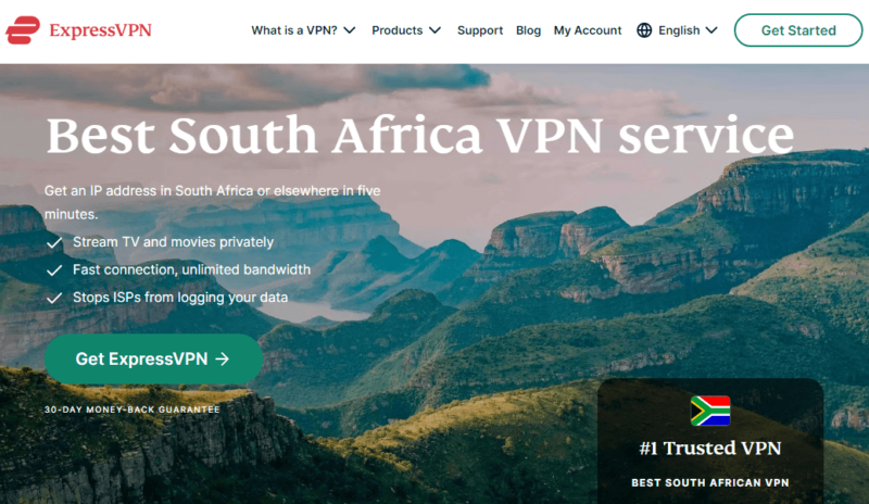ExpressVPN for South Africa