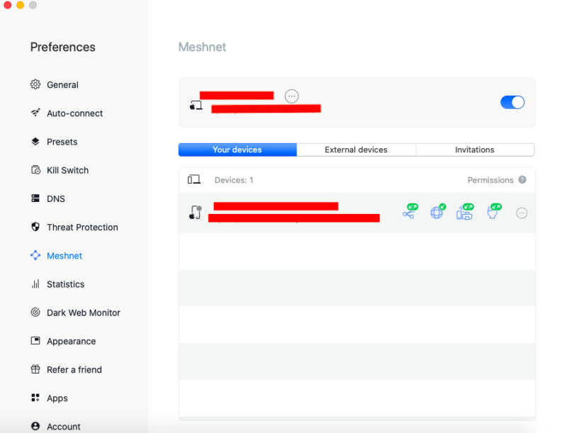 nordvpn meshnet