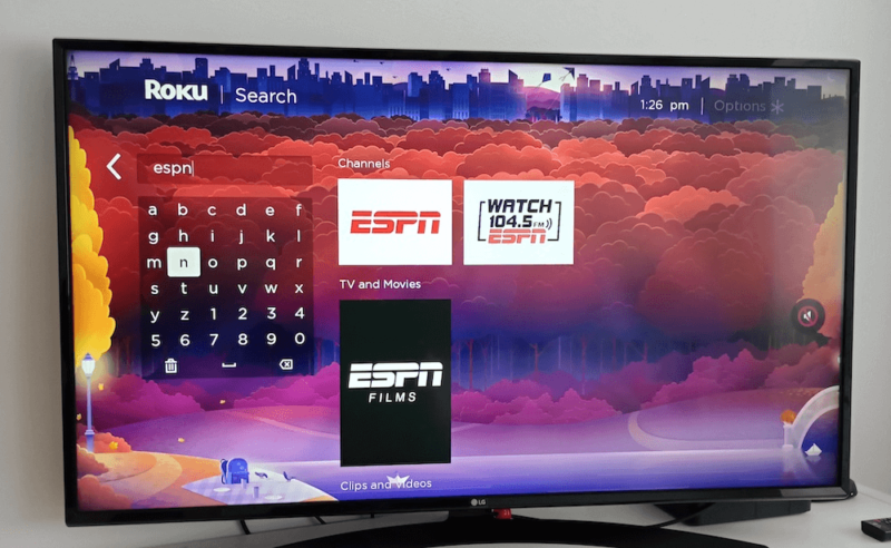 roku espn channel