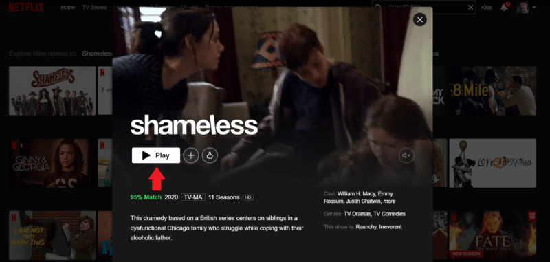 shameless netflix