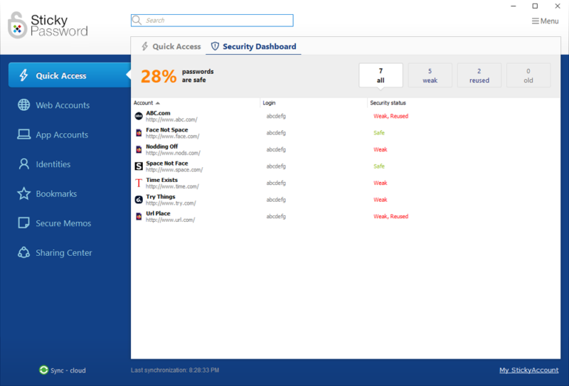 stickypass free ui