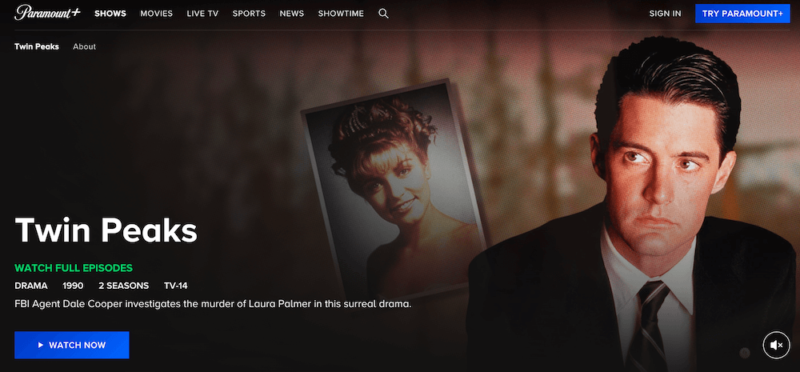 watch twin peaks paramount plus