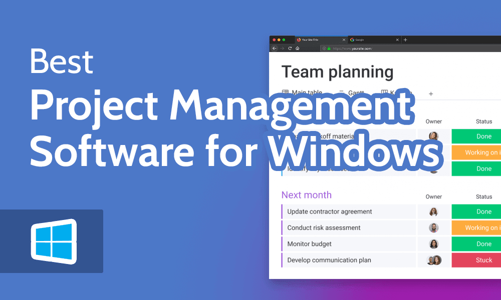 Best Project Management Software for Windows