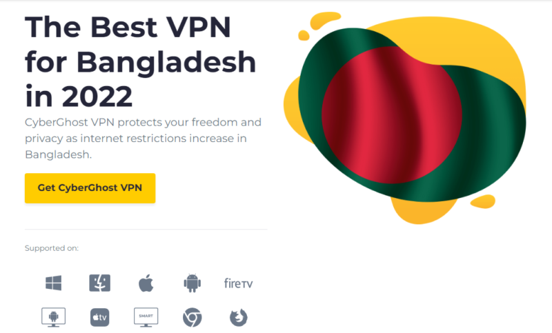 CyberGhost for Bangladesh