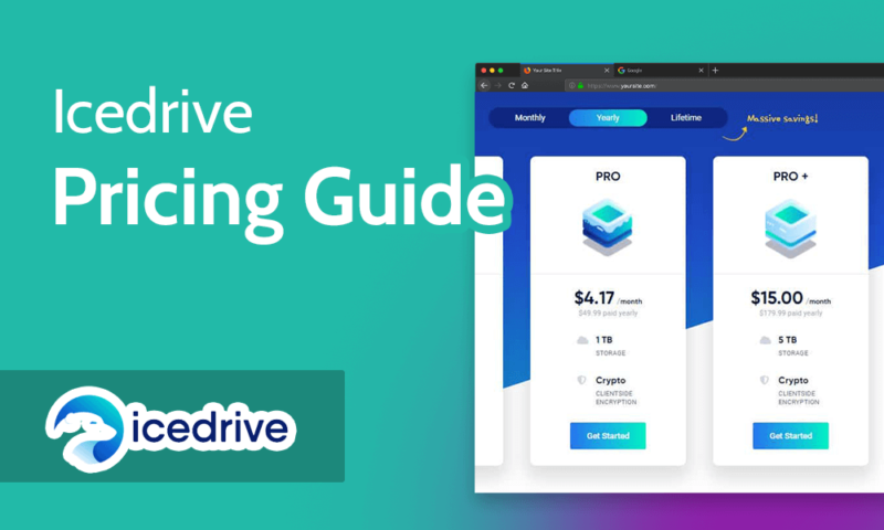 Icedrive pricing