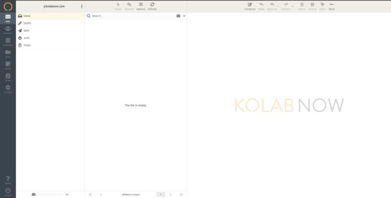 kolab now inbox
