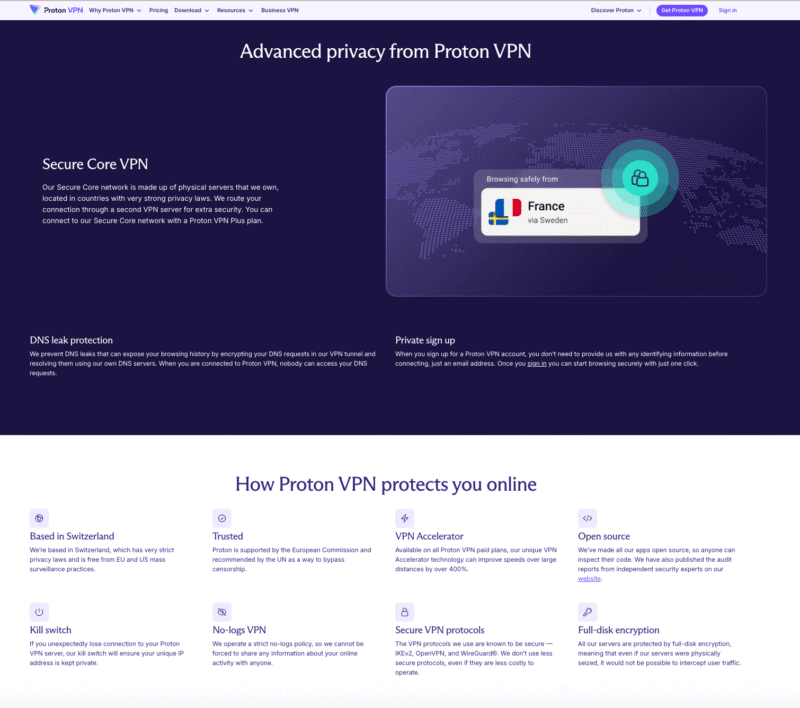 ProtonVPN-security ProtonVPN security