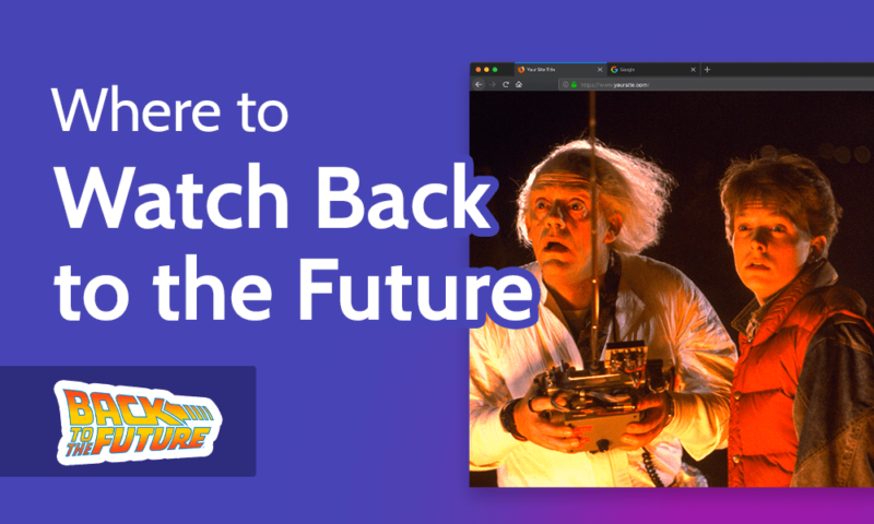 Where to Watch Back to the Future