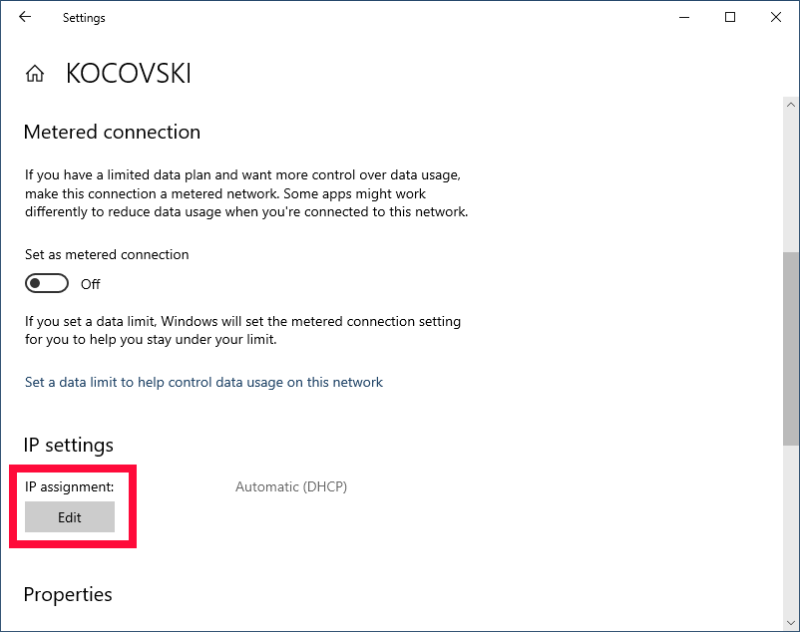 how to change dns windows step 3