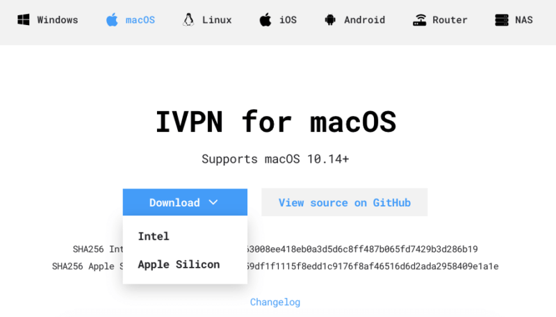 ivpn mac download