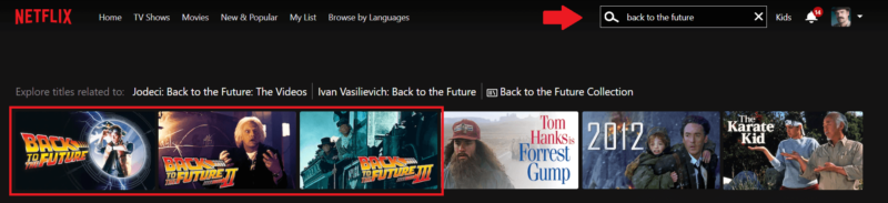 netflix back to the future