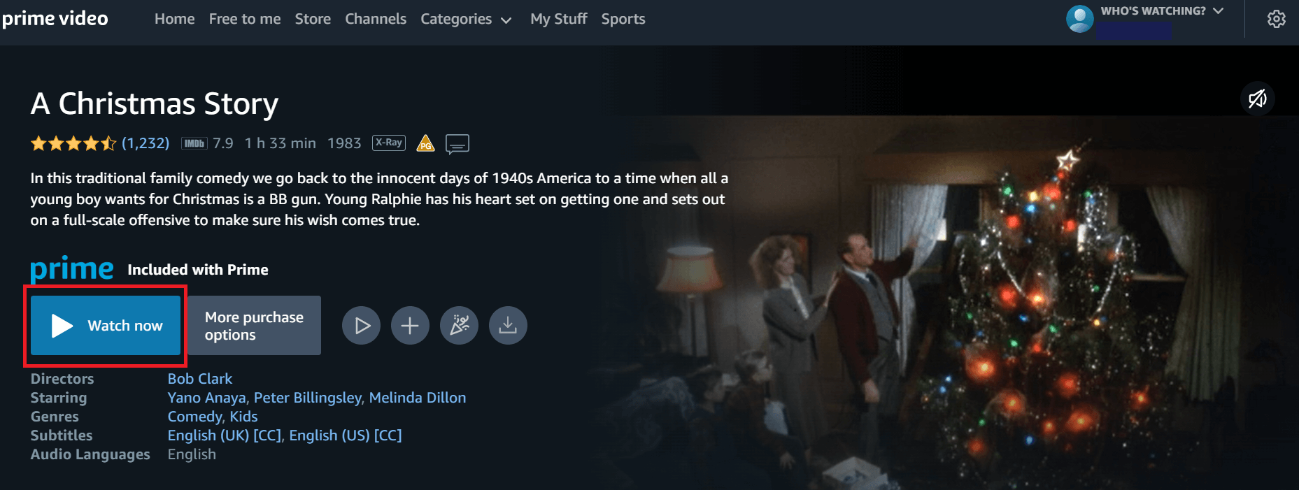 A christmas story streaming best sale