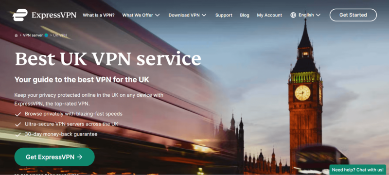 expressvpn homepage uk