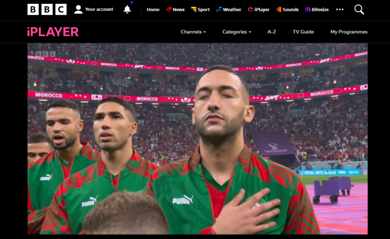 watch world cup live on bbc iplayer
