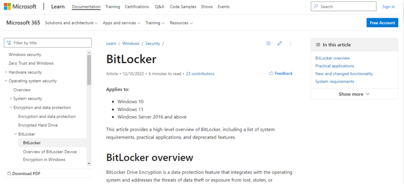 Learn-about-bitlocker Learn about bitlocker