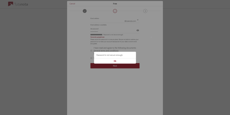 Tutanota-create-an-account. Tutanota create an account.