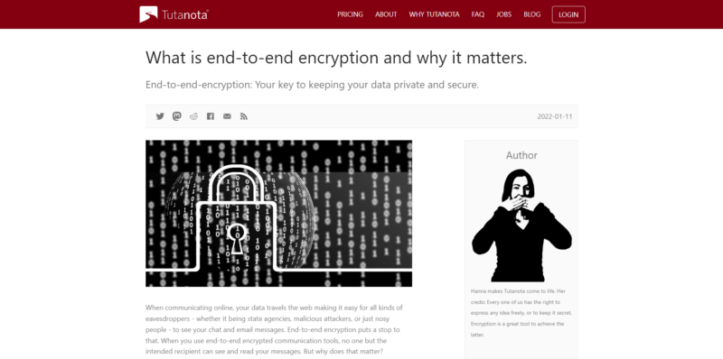 Tutanota encryption blog post