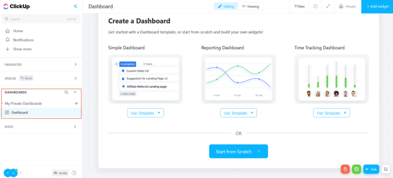 dashboards dashboards