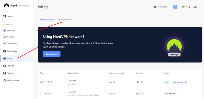 nordvpn cancel 3