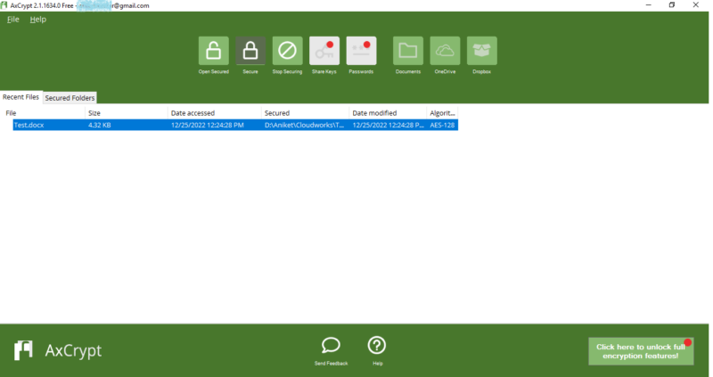 secure file AxCrypt