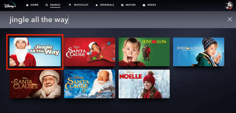 stream jingle all the way disney plus