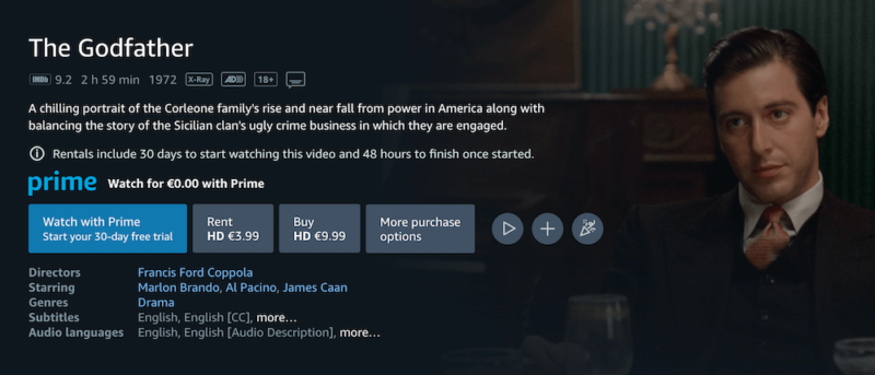 Where to Watch The Godfather From Anywhere in 2023