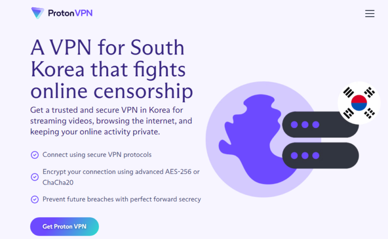 Proton VPN for South Korea