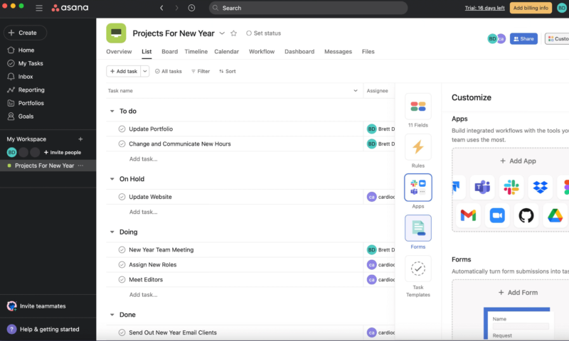 asana desktop app