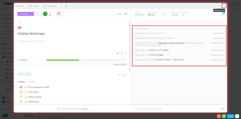 customizing individual task