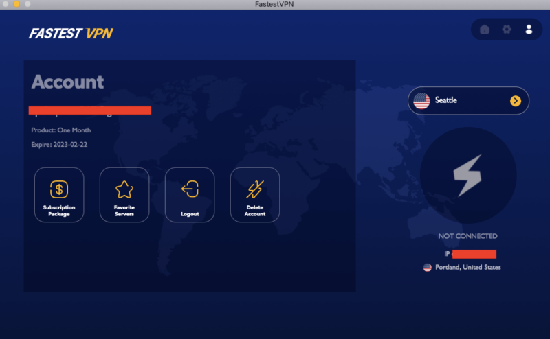 fastestvpn-account-page fastestvpn account page