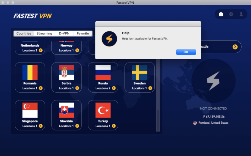 fastestvpn help unavailable