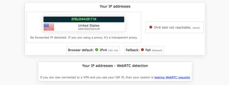 fastestvpn leak test