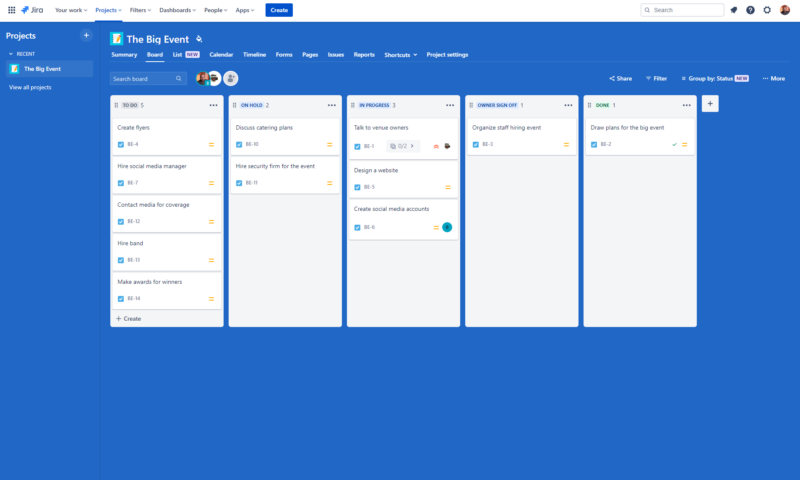 jira kanban view