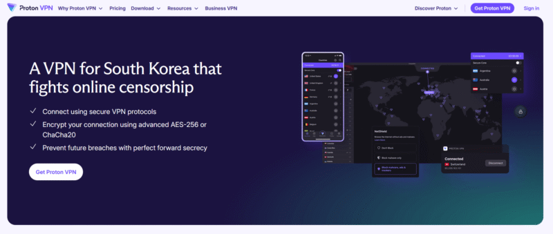 proton VPN South Korea