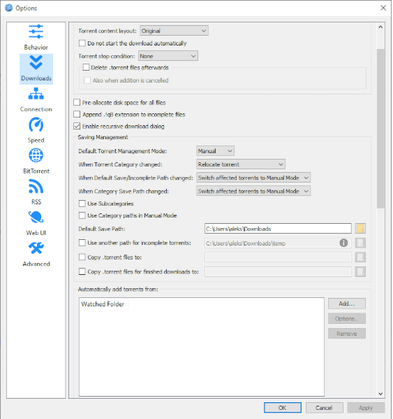 qbittorrent-labels-categories-torrent-content-selection qbittorrent labels categories torrent content selection