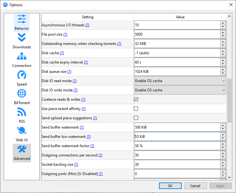 qbittorrent-system-settings qbittorrent system settings