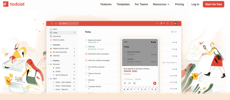 todoist CTA