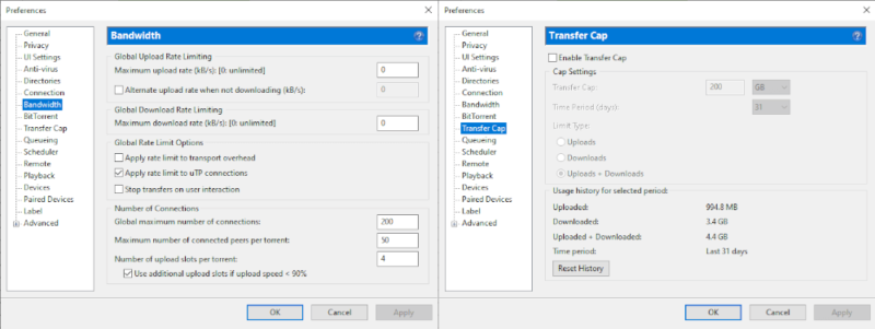 utorrent torrent downloads cap