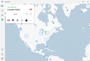 NordVPN-connected-canada NordVPN connected canada