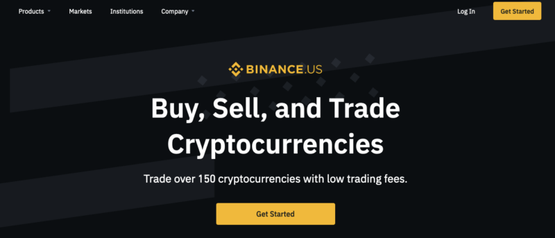 binance us homepage