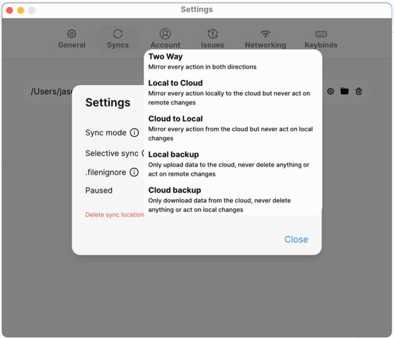 filen file sync